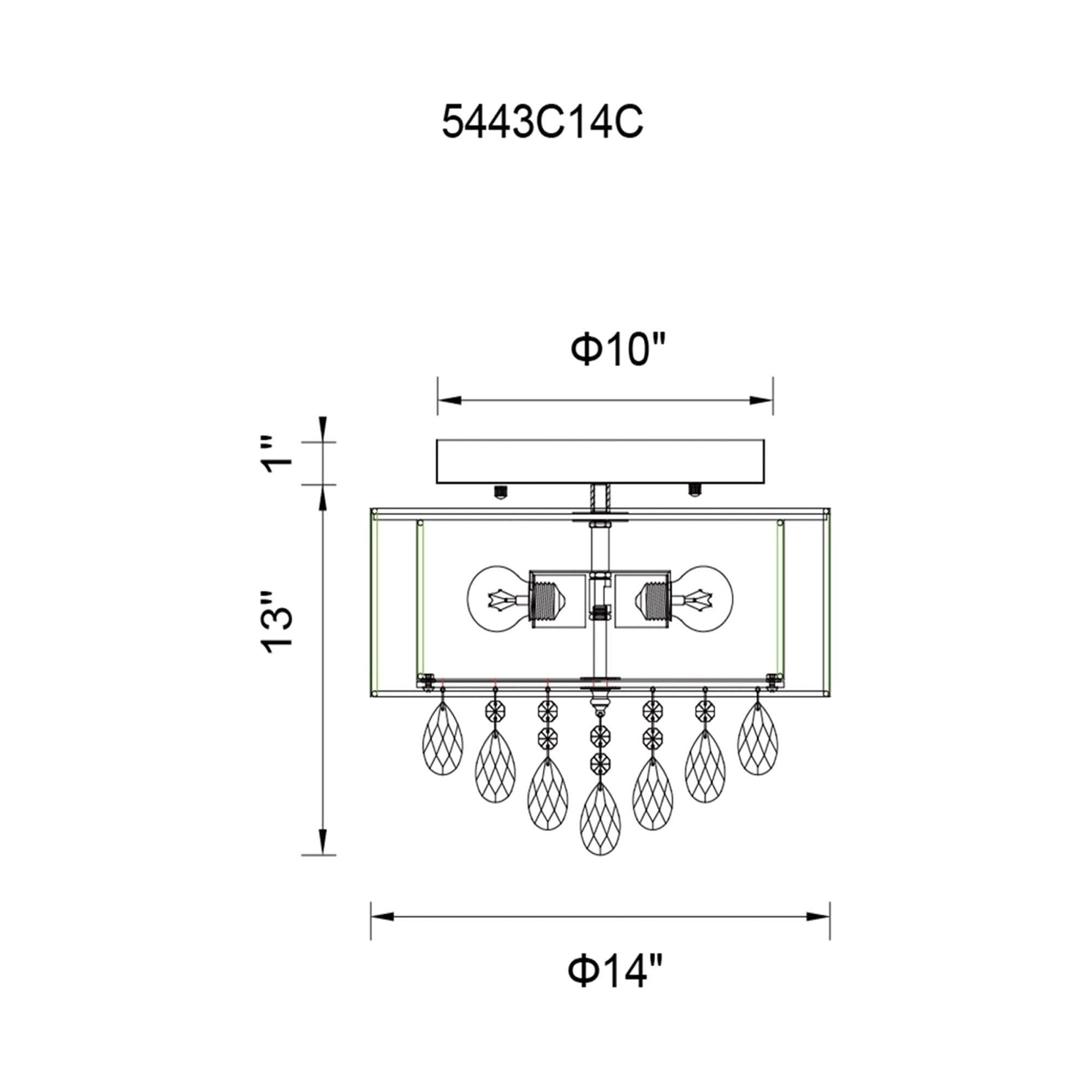 CWI - Dash Flush Mount - Lights Canada