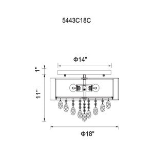 CWI - Dash Flush Mount - Lights Canada