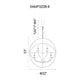CWI - Arza Chandelier - Lights Canada