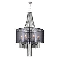 Amelia 6-Light Drum Shade Chandelier
