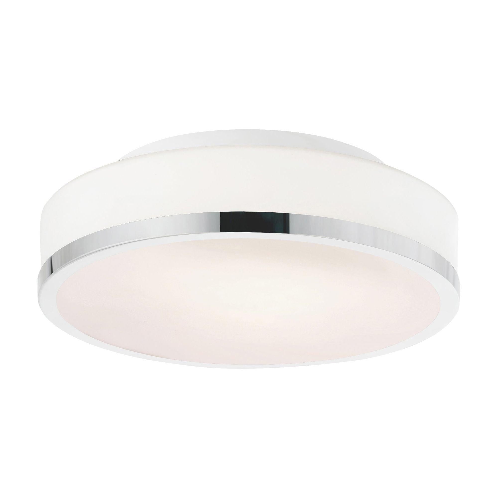 CWI - Frosted Flush Mount - Lights Canada