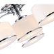 CWI - Frosted Semi Flush Mount - Lights Canada