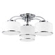 CWI - Frosted Semi Flush Mount - Lights Canada