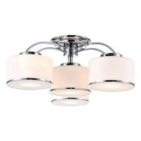 Frosted Semi Flush Mount