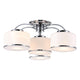 CWI - Frosted Semi Flush Mount - Lights Canada