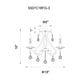 CWI - Valentina Flush Mount - Lights Canada