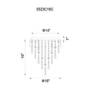 CWI - Franca Flush Mount - Lights Canada