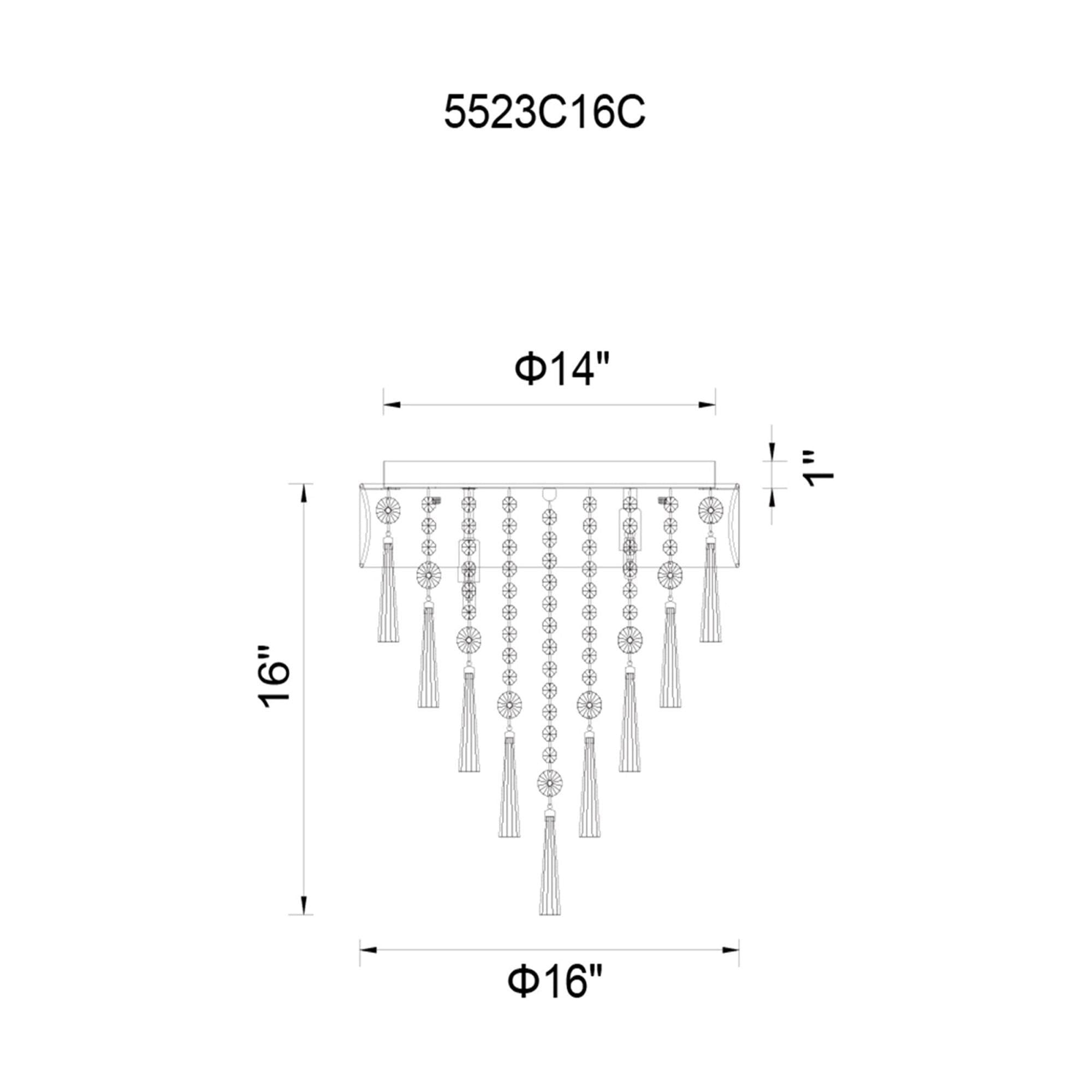 CWI - Franca Flush Mount - Lights Canada