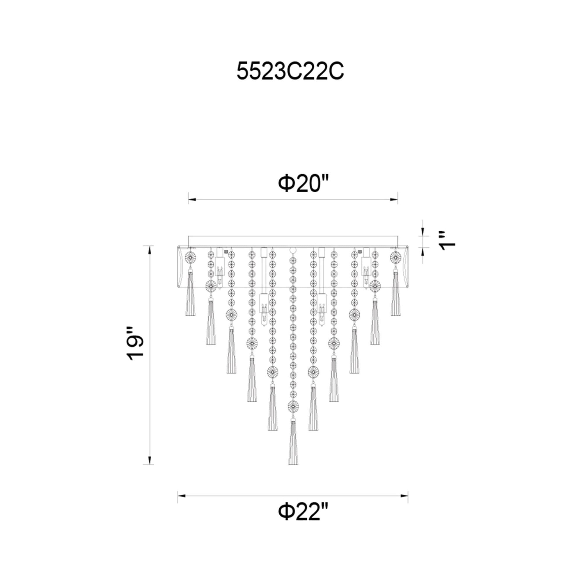 CWI - Franca Flush Mount - Lights Canada