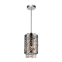 Bubbles 1-Light Drum Shade Mini Pendant