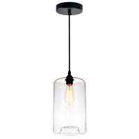 Glass 1-Light 7" Down Mini Pendant