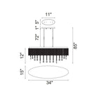 CWI - Jacquimo Flush Mount - Lights Canada