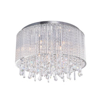 Benson 6-Light Drum Shade Flush Mount