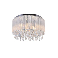 Benson 9-Light Drum Shade Flush Mount