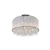 Benson 14-Light Drum Shade Flush Mount