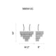 CWI - Chique Sconce - Lights Canada