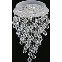 Rain Drop 5-Light 16" Chandelier