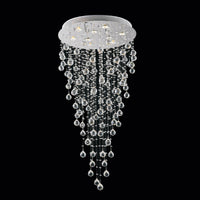 Rain Drop 9-Light 24" Chandelier