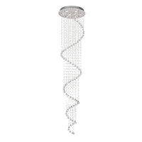 Spiral 8-Light Chandelier