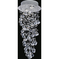 Double Spiral 2-Light Chandelier