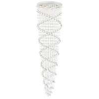 Double Spiral 9-Light 24" Chandelier