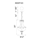 CWI - Stefania Chandelier - Lights Canada