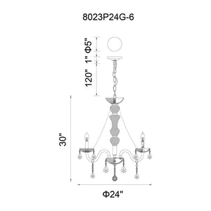 CWI - Princeton Chandelier - Lights Canada