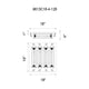 CWI - Kiera Flush Mount - Lights Canada