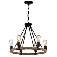 Ganges 6-Light Up Chandelier