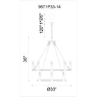 CWI - Ganges Chandelier - Lights Canada