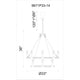 CWI - Ganges Chandelier - Lights Canada