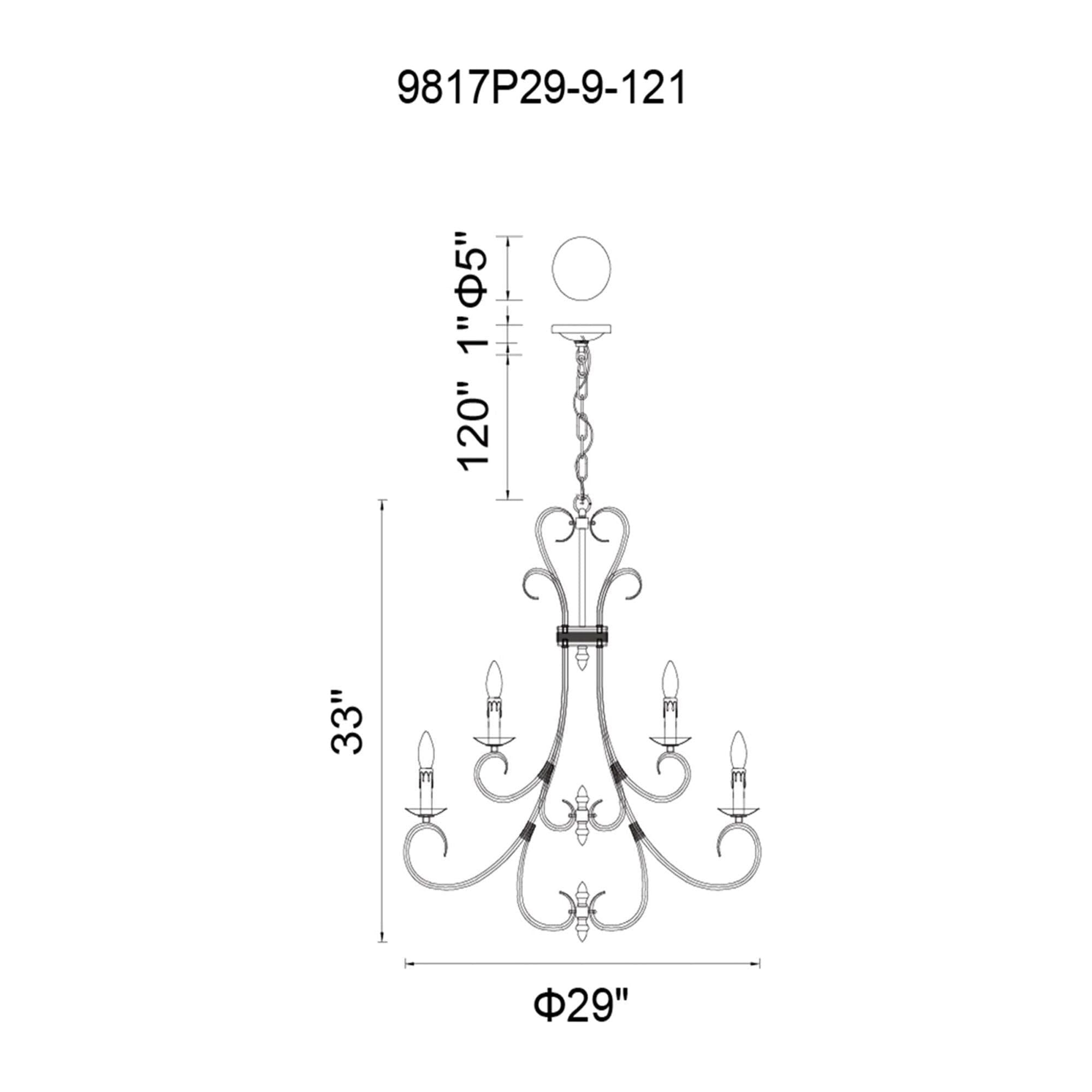 CWI - Maddy Chandelier - Lights Canada