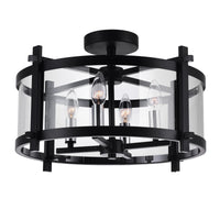 Miette 4-Light 18" Cage Flush Mount
