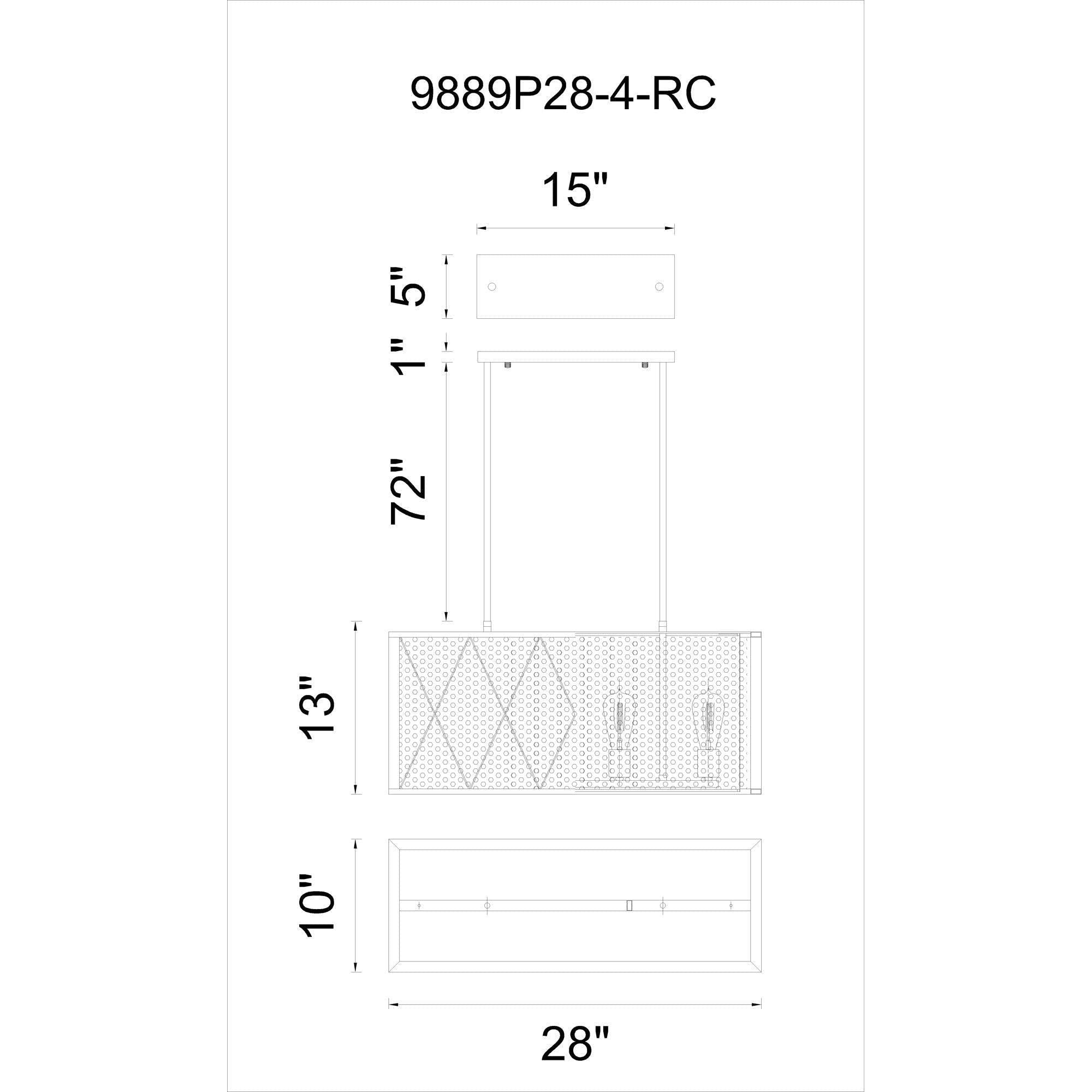 CWI - Tapedia Chandelier - Lights Canada