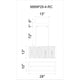 CWI - Tapedia Chandelier - Lights Canada