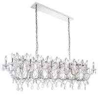 Aleka 24-Light Candle Chandelier