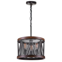 Parsh 3-Light Drum Shade Chandelier