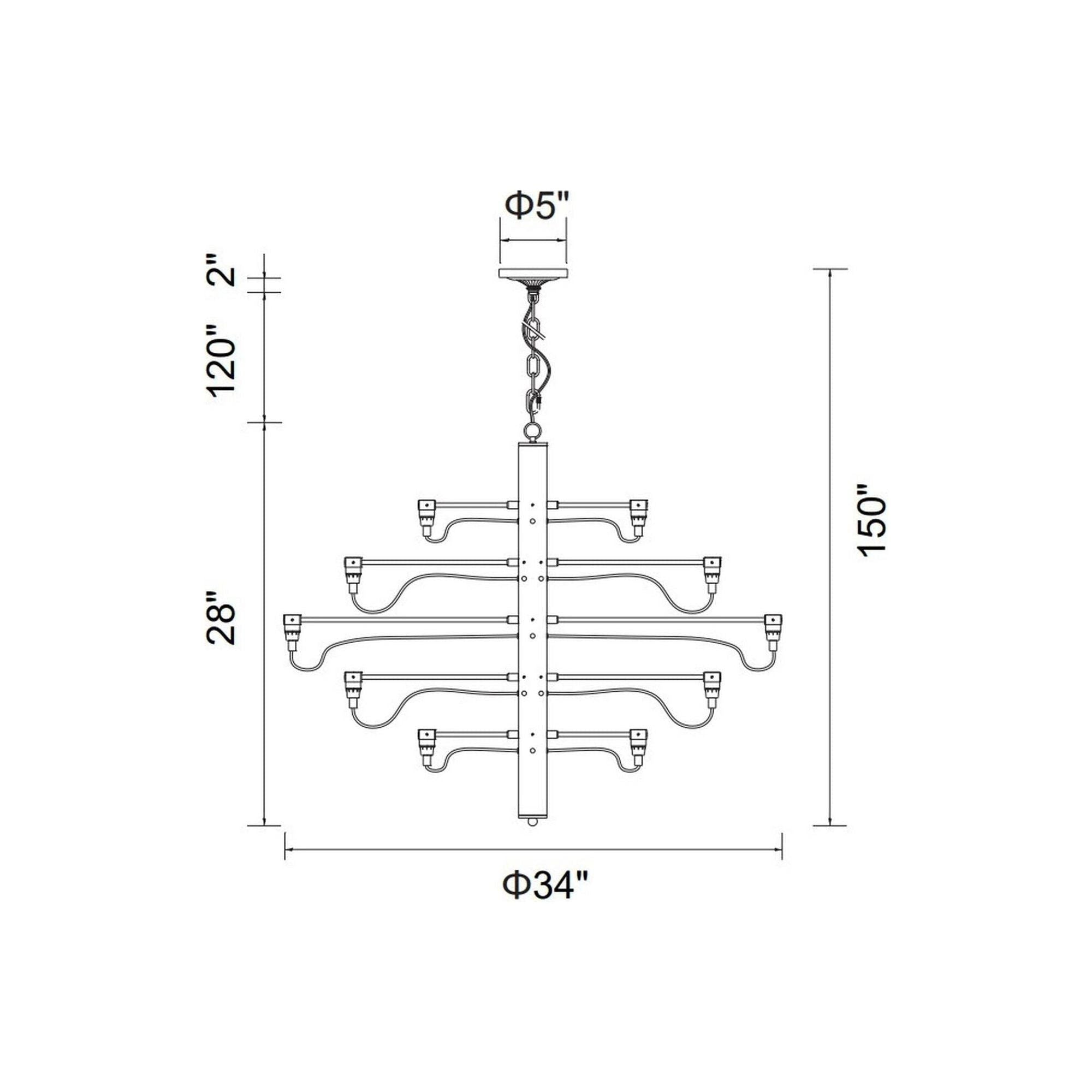 CWI - Hayden Chandelier - Lights Canada