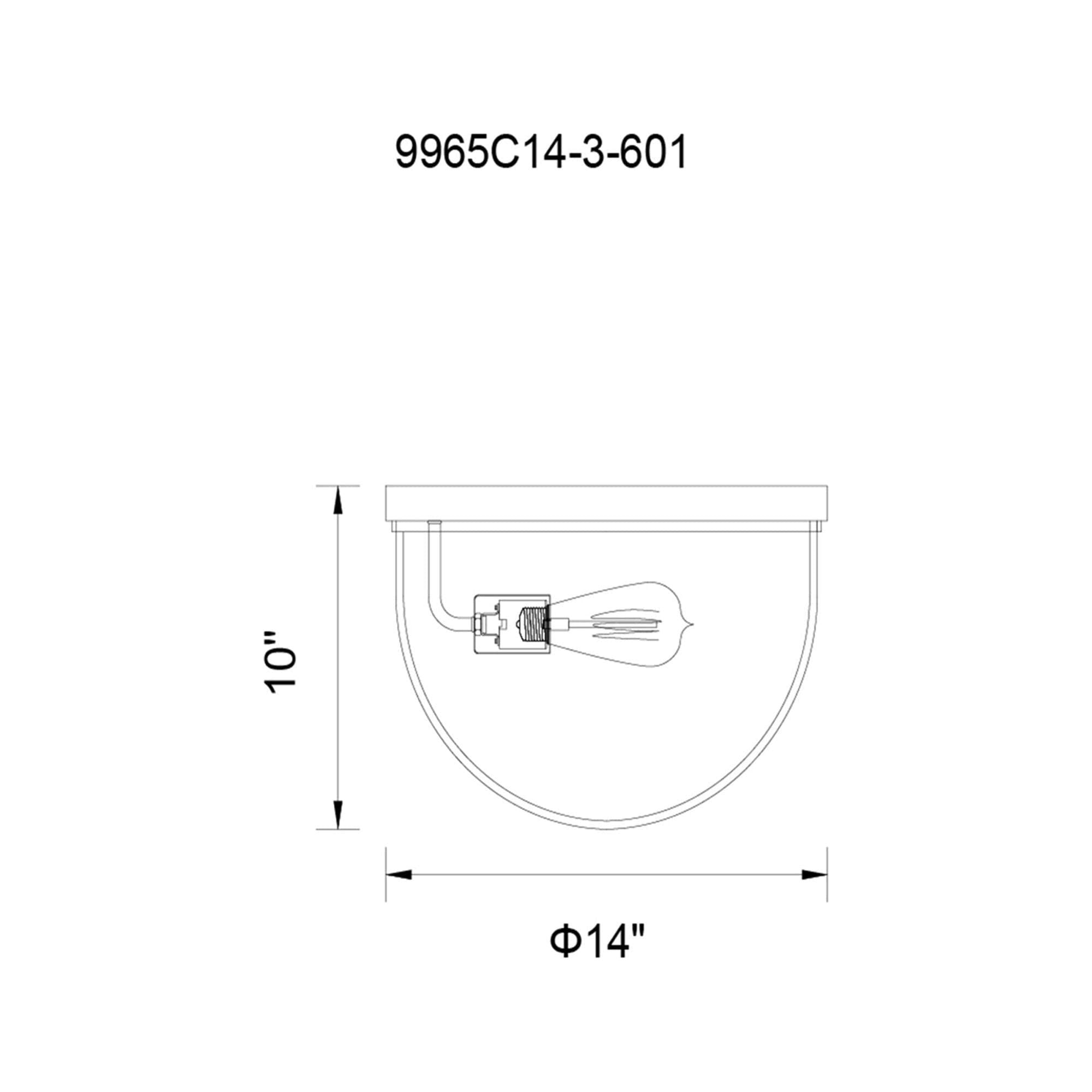 CWI - Parana Flush Mount - Lights Canada