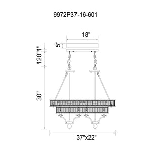 CWI - Shalia Linear Suspension - Lights Canada