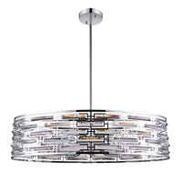 Petia 8-Light Drum Shade Island Light