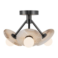 Dahlia 13" LED Semi Flush Mount