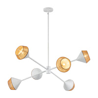 Daphne 38" 6-Light Chandelier