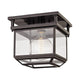 Rutherford 1-Light Semi Flush