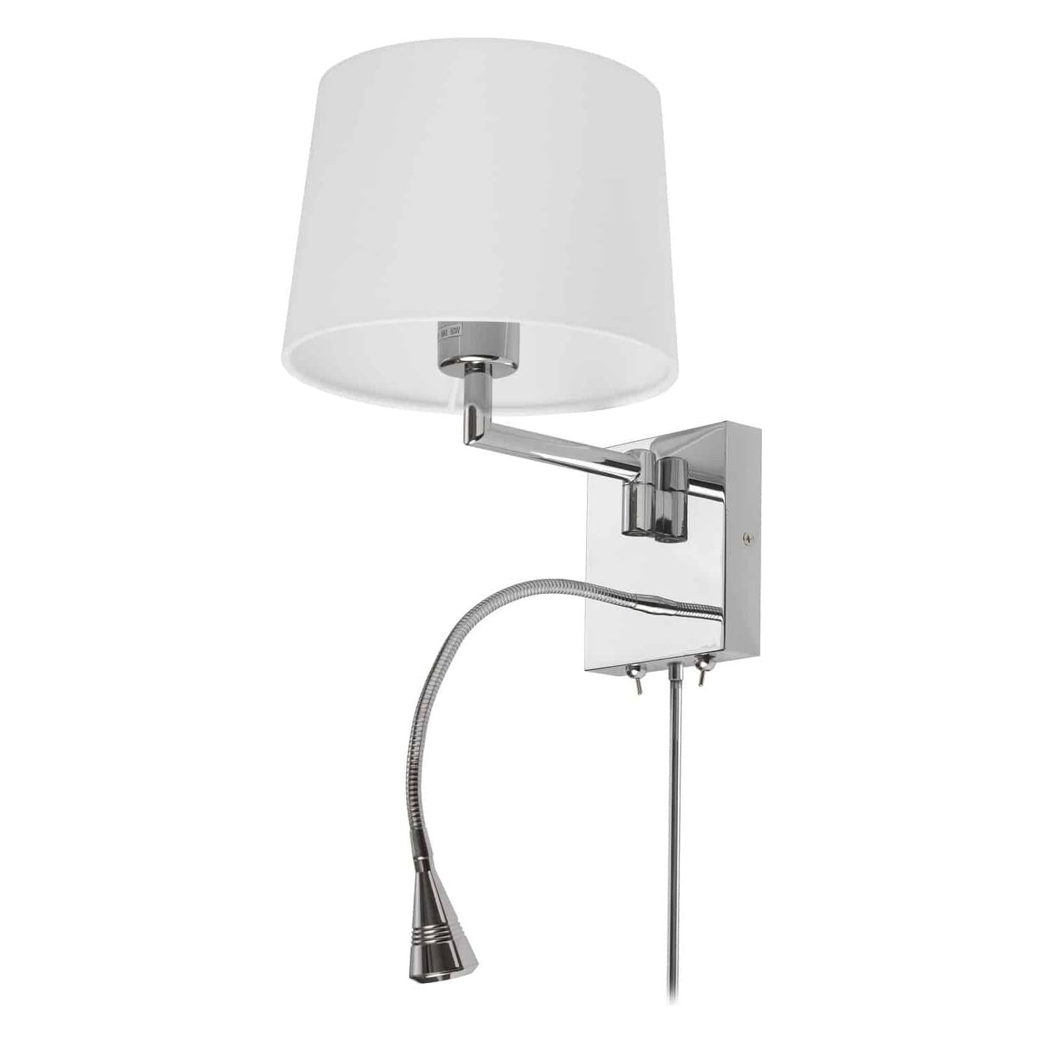 Wall Sconce with Reading Lamp