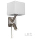 Wall Sconce with Reading Lamp