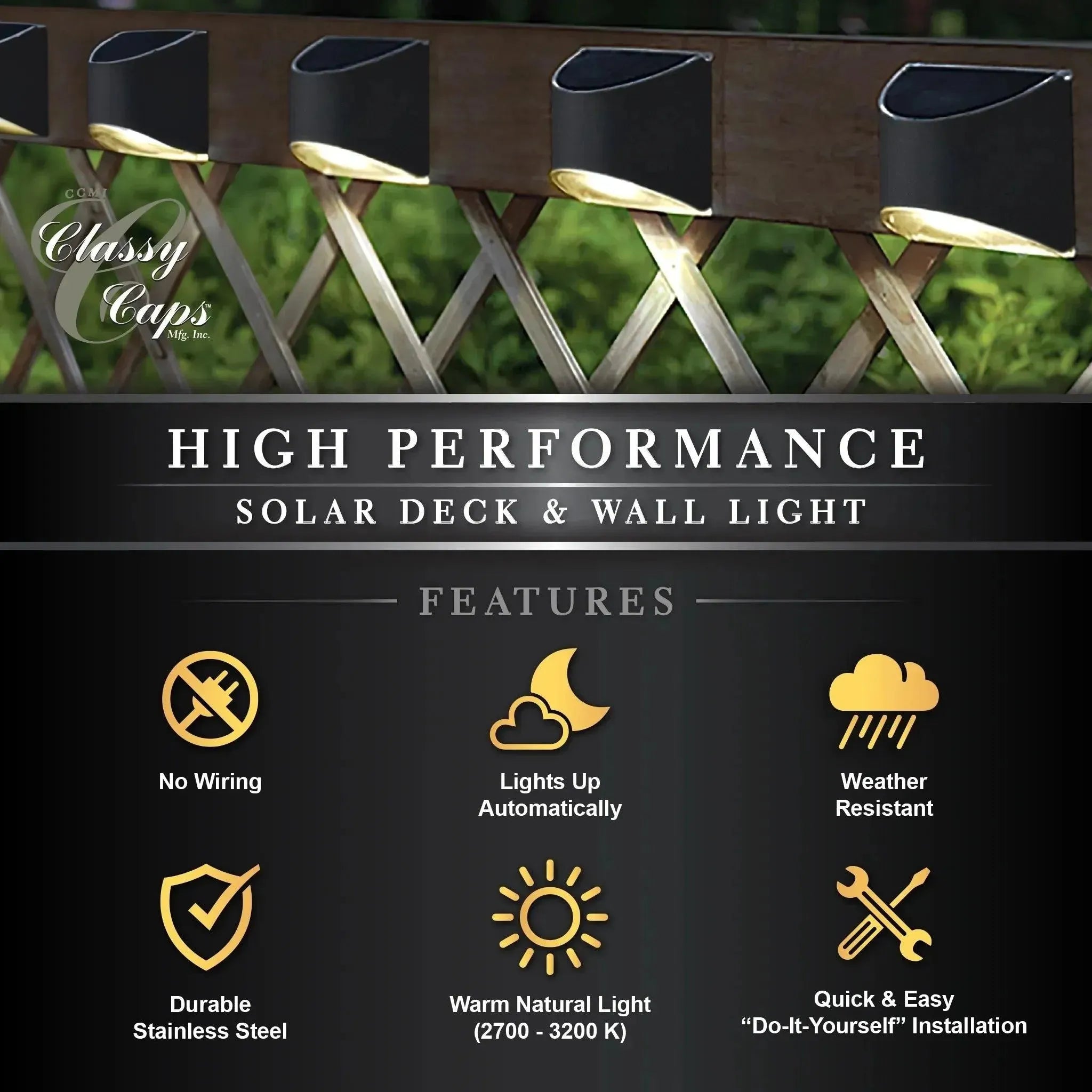 Classy Caps - Deck & Wall Light - Lights Canada