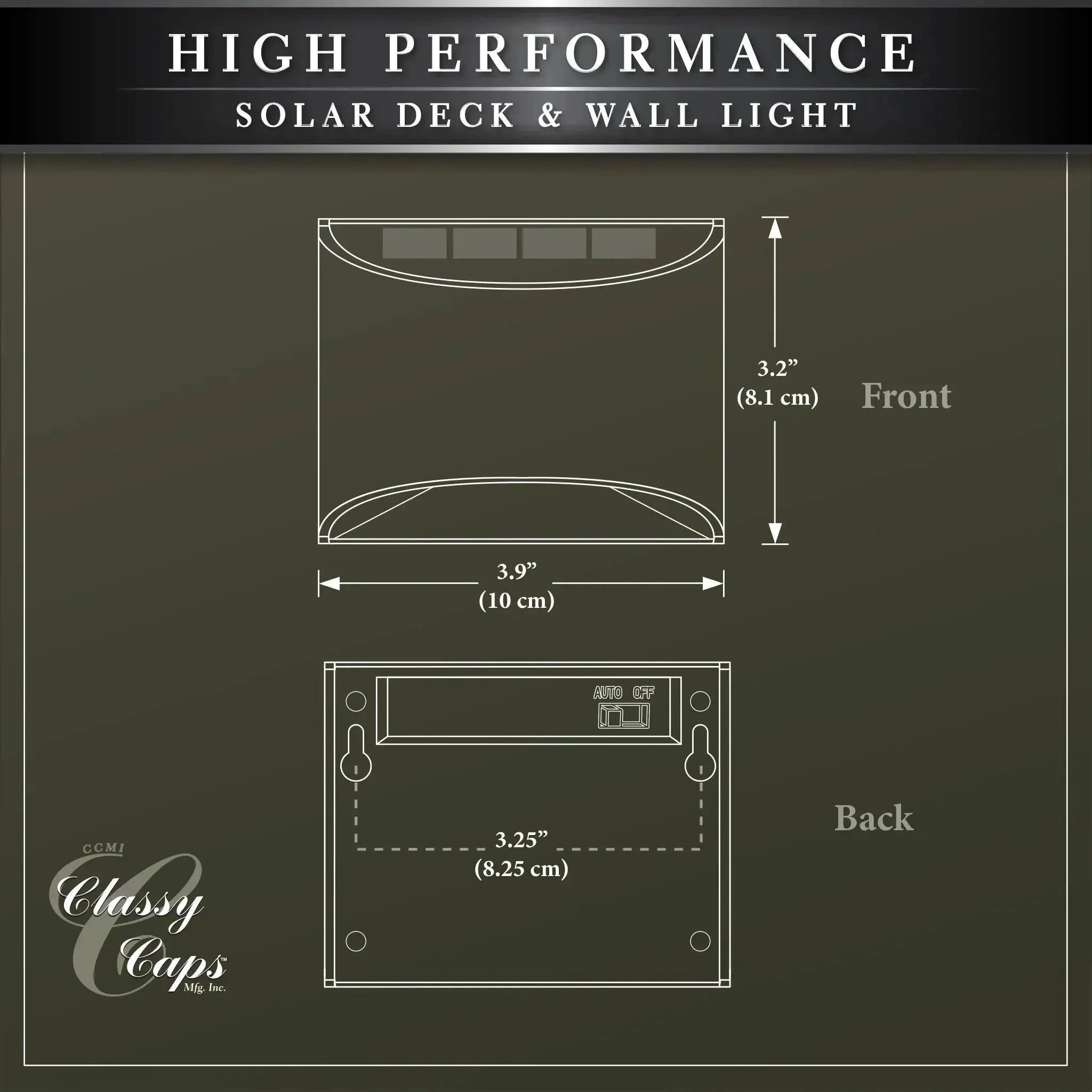 Classy Caps - Deck & Wall Light - Lights Canada