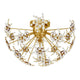 Esteracae 24" 3-Light Close-to-Ceiling
