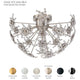 Esteracae 24" 3-Light Close-to-Ceiling